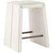 Cowan 25 inch White Counter Stool