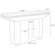 Elio 69.5 X 17.5 inch Galaxy Marble and Ebony Mango Wood Console