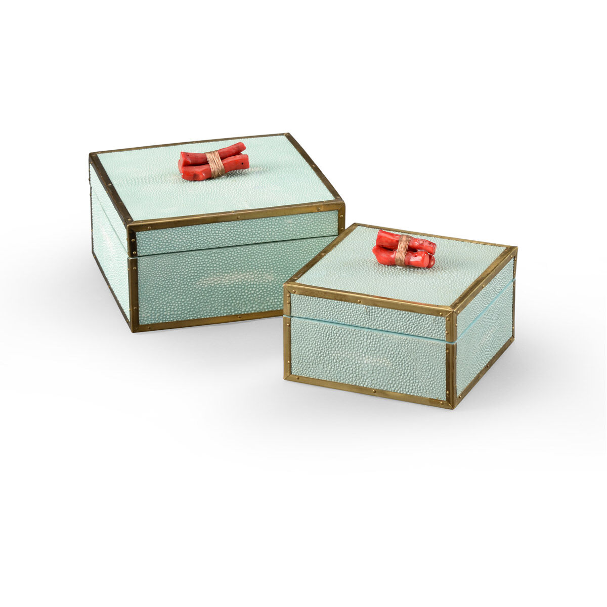 Wildwood 8 X 8 inch Sea Mist Decorative Boxes