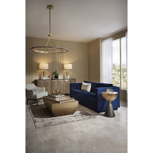 Sapphire 34 inch Chamois Gray Credenza
