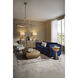 Sapphire 34 inch Chamois Gray Credenza