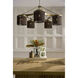 Langston 5 Light 46 inch Antique Brass Chandelier Ceiling Light
