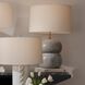 Egret 150 watt Platinum Crackle Table Lamp Portable Light
