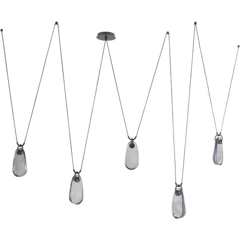 Melt 5 Light 63 inch English Bronze Chandelier Ceiling Light