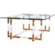 Corset 54 X 18 inch Clear Cocktail Table