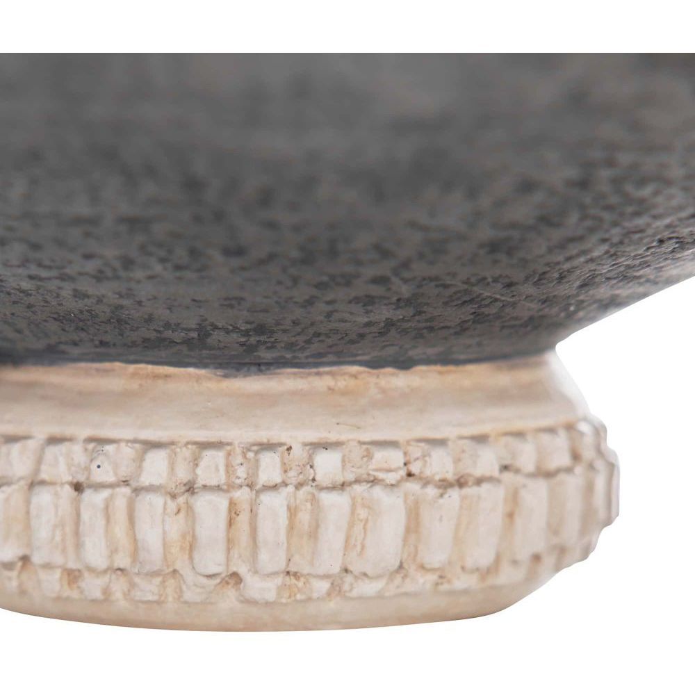 Taza Graphite Centerpiece and Vase Set, Set of 2