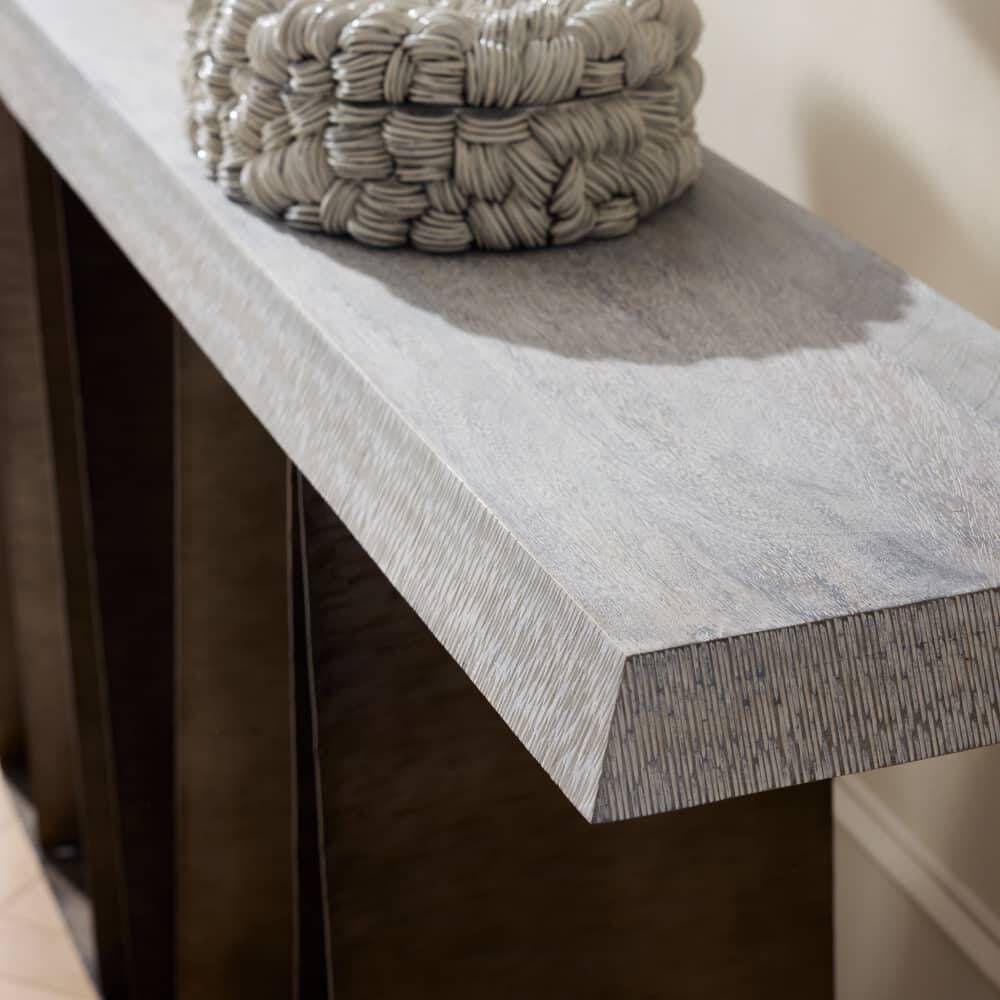 Gladstone 72 inch Carbon and Smoke Console