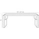 Luke 48 X 18 inch Smoke Cocktail Table