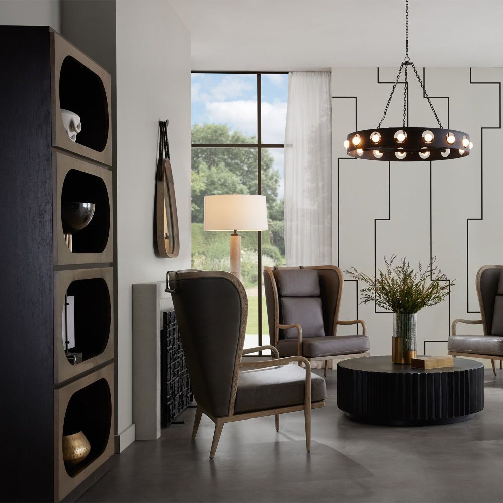 Reinhardt Dovetail Gray Bookcase