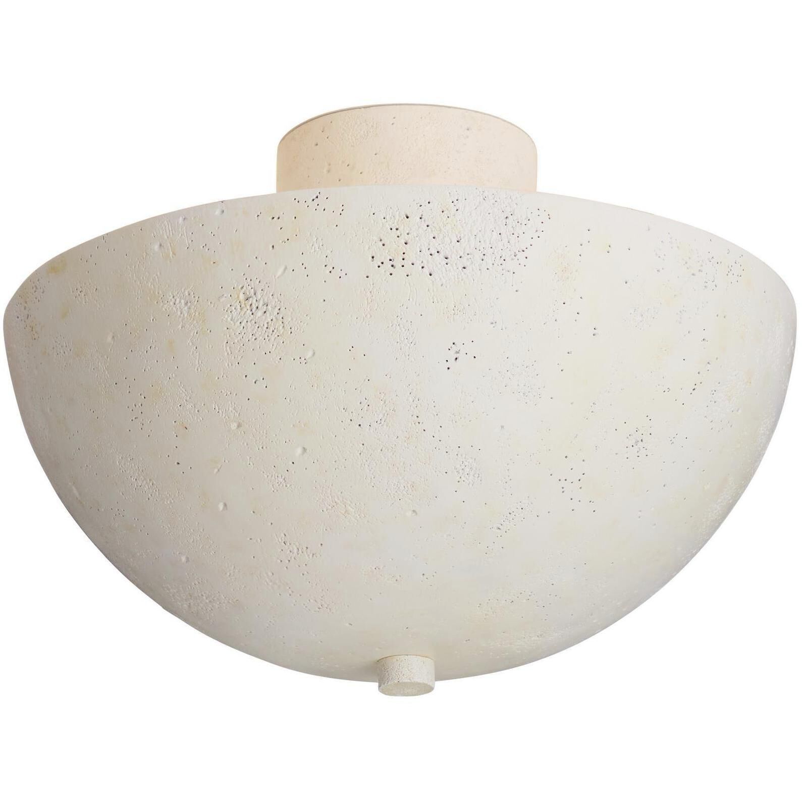 Malta 3 Light 18 inch Light Stonewash Semi Flush Mount Ceiling Light