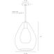Nala 1 Light 15 inch Antique Brass Pendant Ceiling Light, Essential Lighting