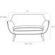 Leandro 33.5 inch Marigold Settee