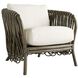 Strata White Lounge Chair