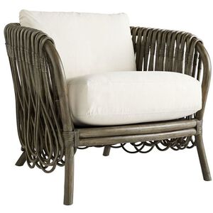 Strata White Lounge Chair