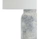 Heather 32 inch 150.00 watt Thundercloud and Polished Nickel Lamp Portable Light