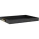 Gavin 24 X 2.5 inch Black Tray