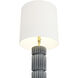 Annika 31 inch 150 watt Ocean Reactive Lamp Portable Light