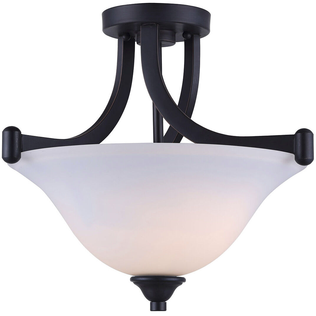 Madison 2 Light 15.00 inch Semi-Flush Mount