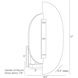 Kianna 2 Light 9.5 inch White Sconce Wall Light