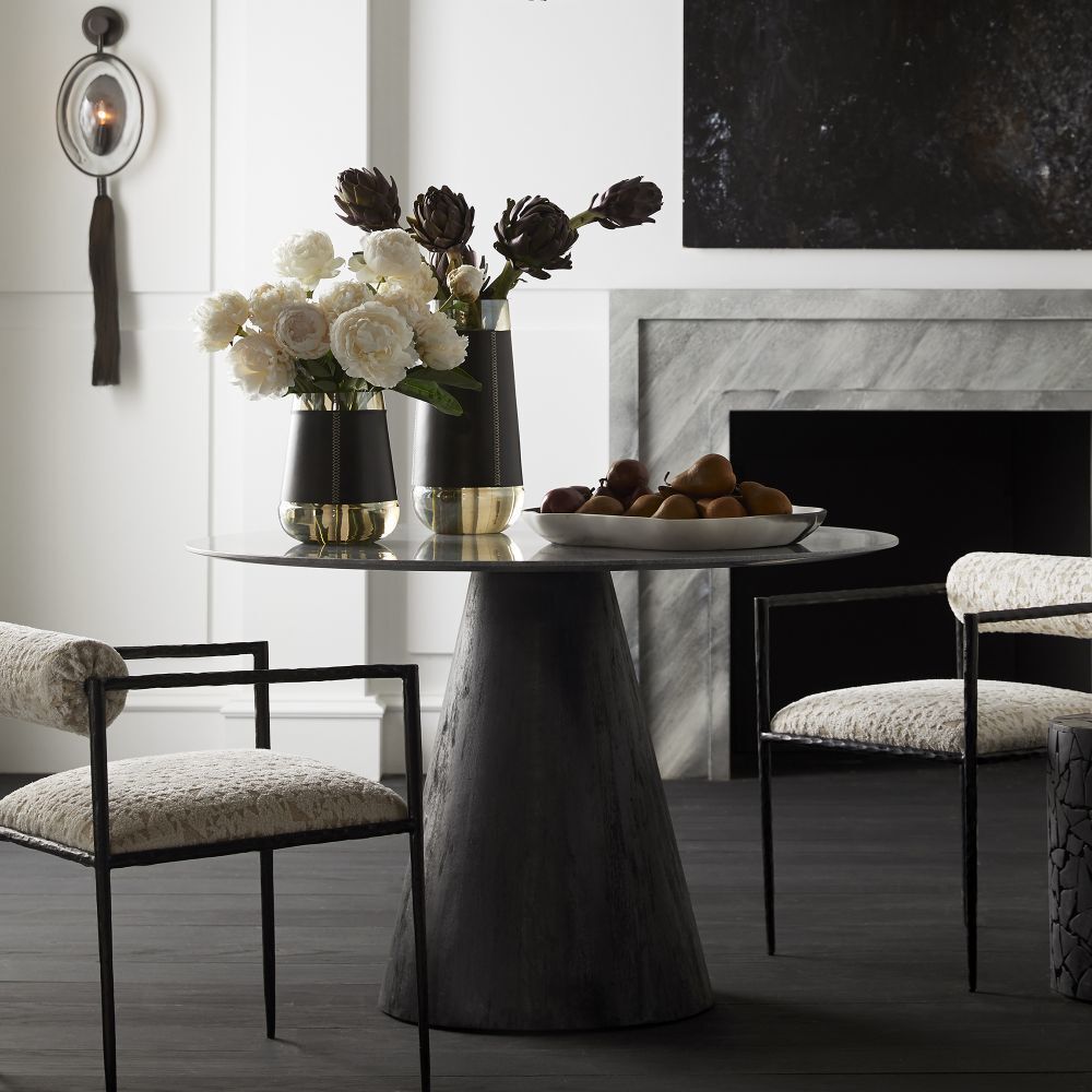 Theodore 47 inch Sandlasted Ebony Entry Table