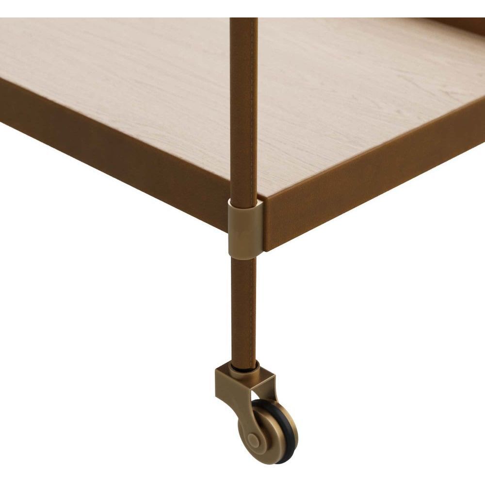 Sanders 33.5 inch Russet Bar Cart