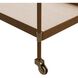 Sanders 33.5 inch Russet Bar Cart
