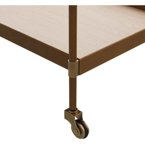Sanders 33.5 inch Russet Bar Cart