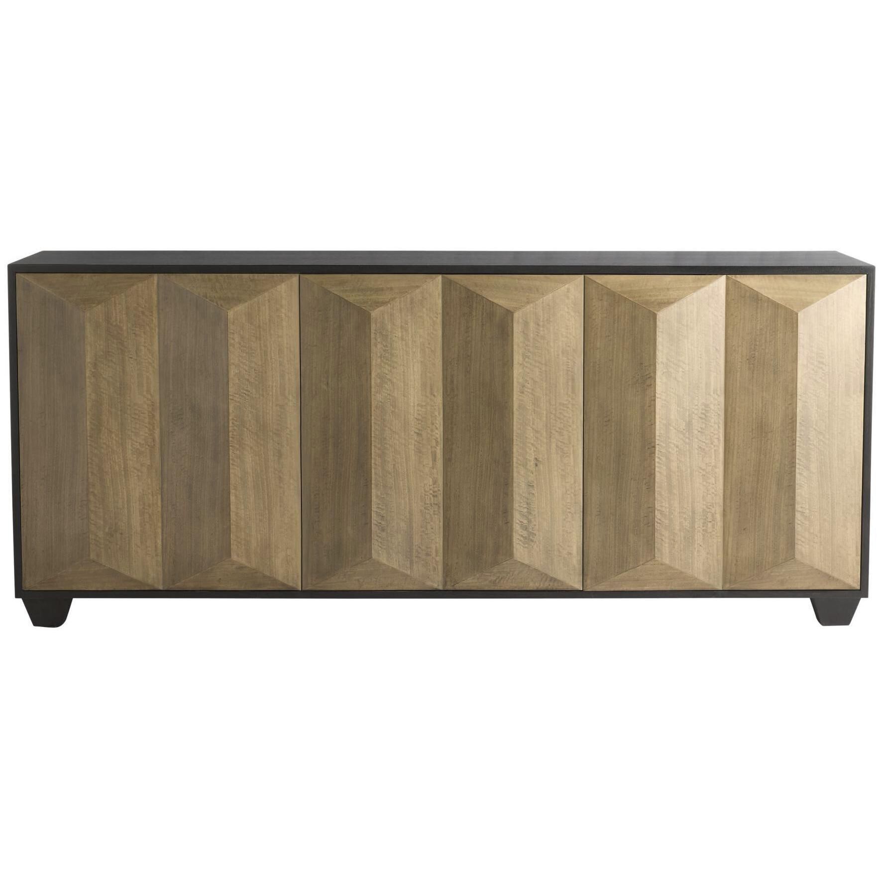 Sapphire 34 inch Chamois Gray Credenza