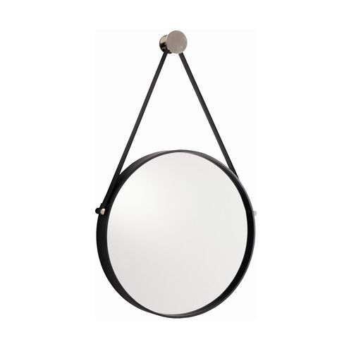 Expedition 31 X 18 inch Dark Iron and Polished Nickel with Black Wall Mirror