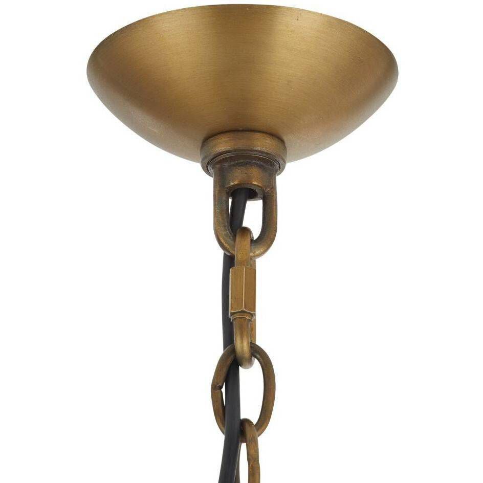 Hardy 9 Light 36 inch Antique Brass Chandelier Ceiling Light
