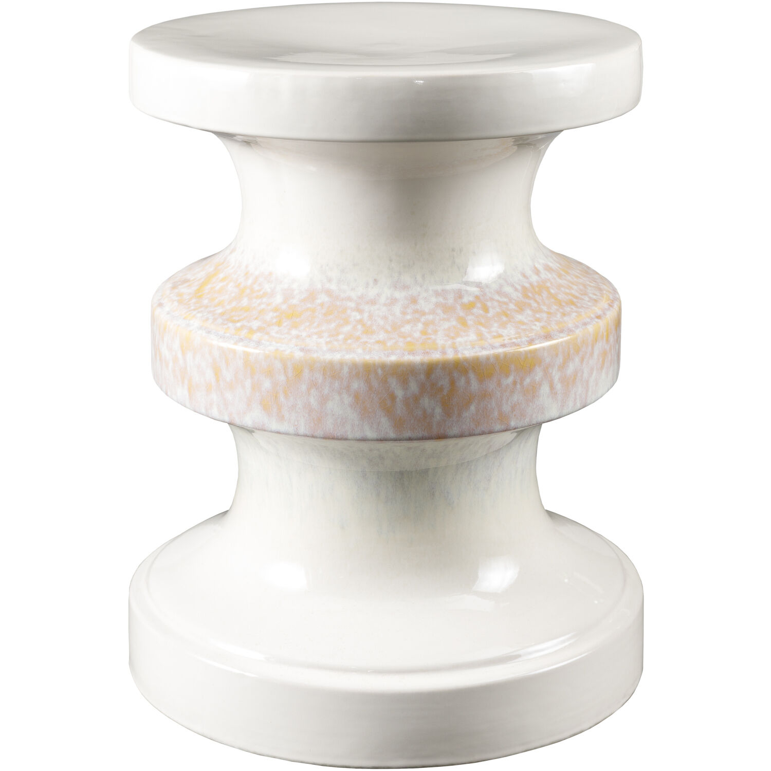 Osambela 17.9 X 13.2 inch Coral / Cream / Coral / Cream End Table