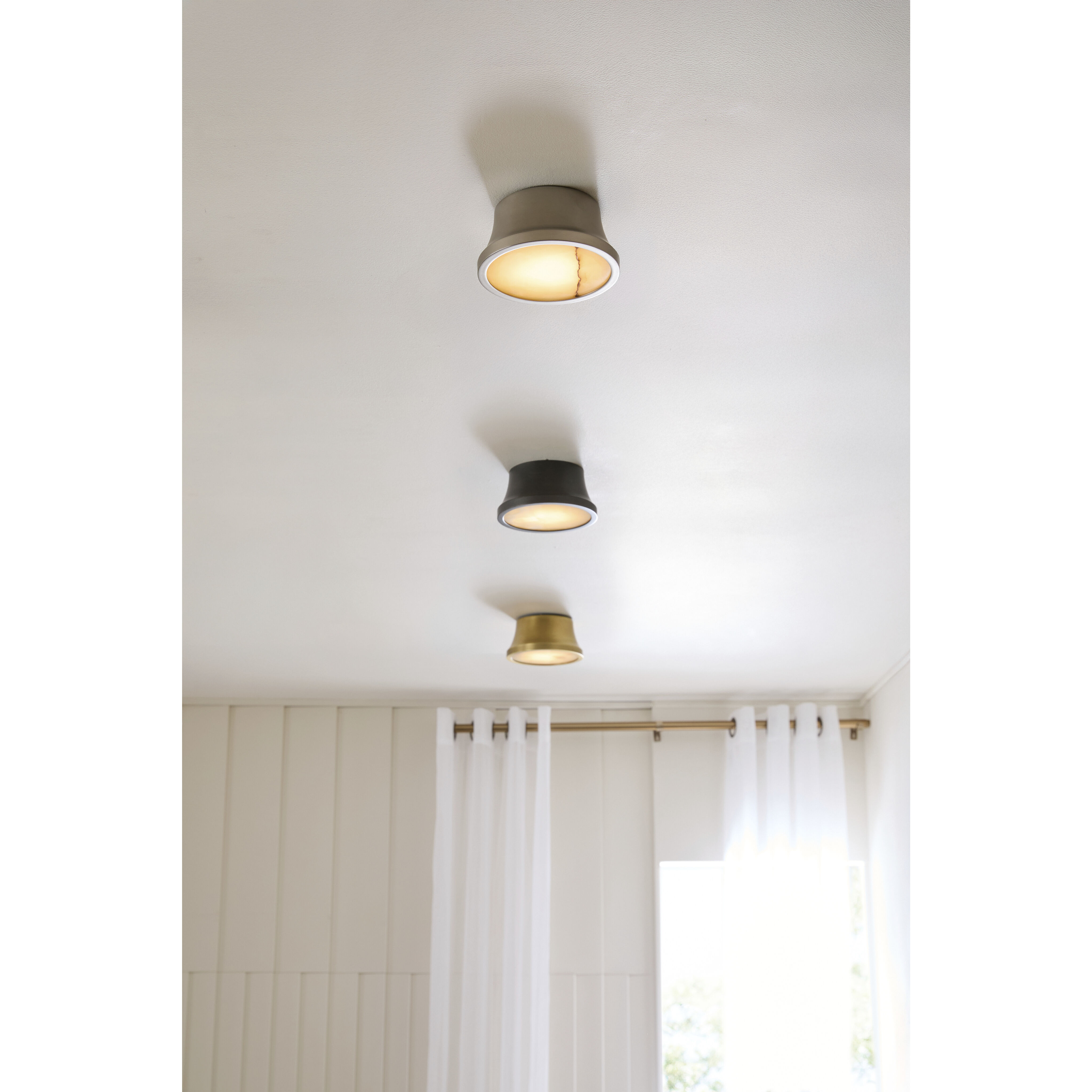 Louisa 1 Light 6.5 inch English Bronze Flush Mount Ceiling Light