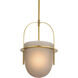 Kathleen 1 Light 13 inch Antique Brass Pendant Ceiling Light