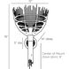 Abitha 1 Light 12 inch Natural Sconce Wall Light