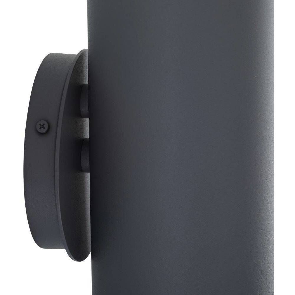 Punch 1 Light 30 inch Marine Grade Aged Graphite Outdoor Sconce, Large