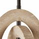 Collins 1 Light Faux Travertine Pendant Ceiling Light