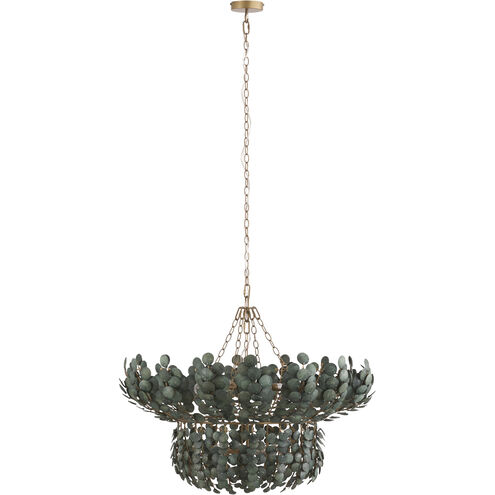 Bilal 40 inch Eucalyptus Coconut Shell Chandelier Ceiling Light