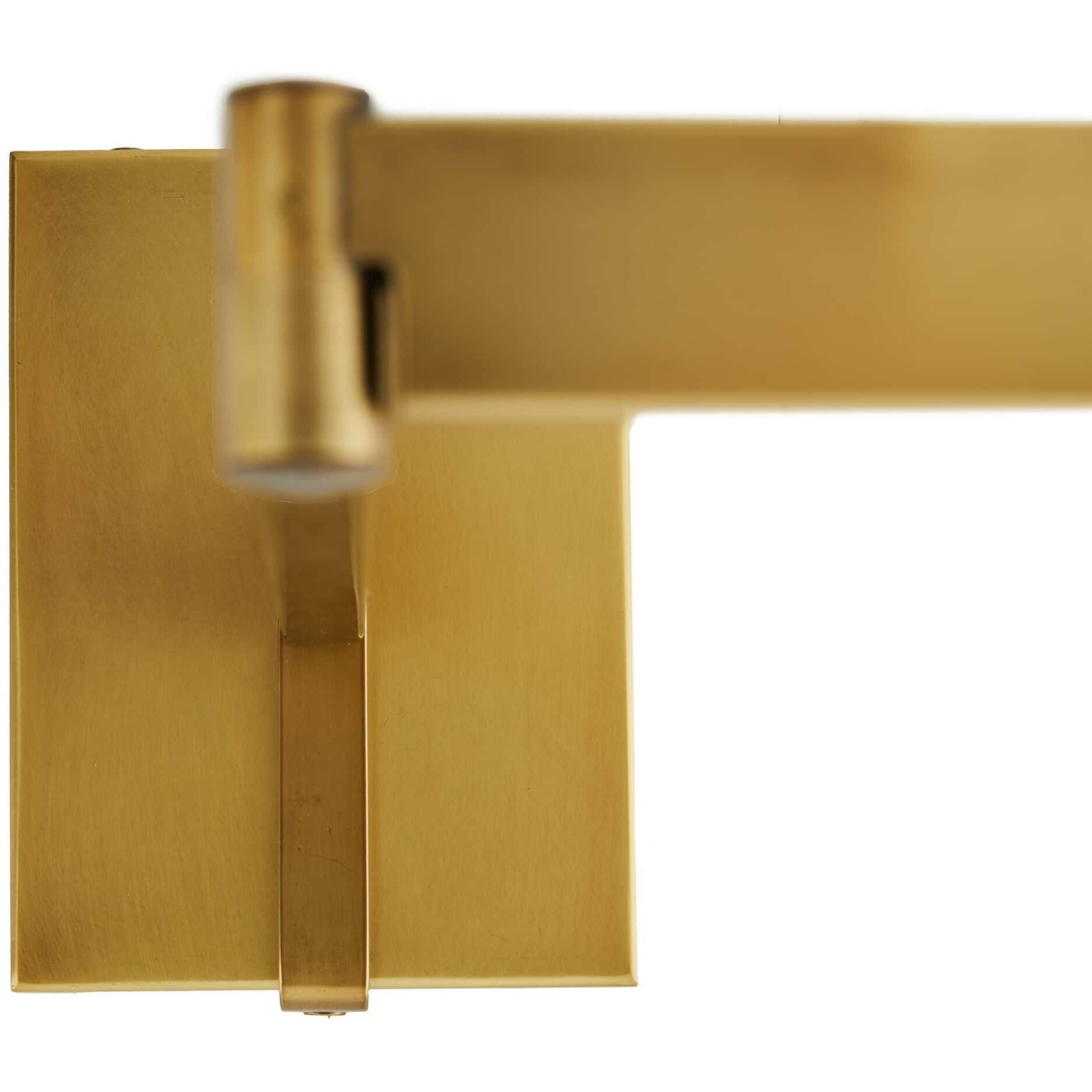 Portland 1 Light 12 inch Antique Brass Sconce Wall Light