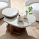 Forney 38 X 19 inch Satin Walnut and Natural Eggshell Coffee Table