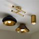 Amani Blackened Iron Flush Mount Ceiling Light