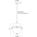 Irene 1 Light 12 inch Antique Brass Pendant Ceiling Light