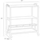 Jak 35 inch Antique Brass Bar Cart