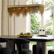 Heiress 6 Light 48 inch Antique Brass Linear Chandelier Ceiling Light