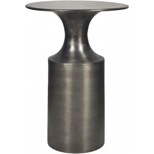 Rassa 21 X 14.5 inch Polished Zinc Accent Table