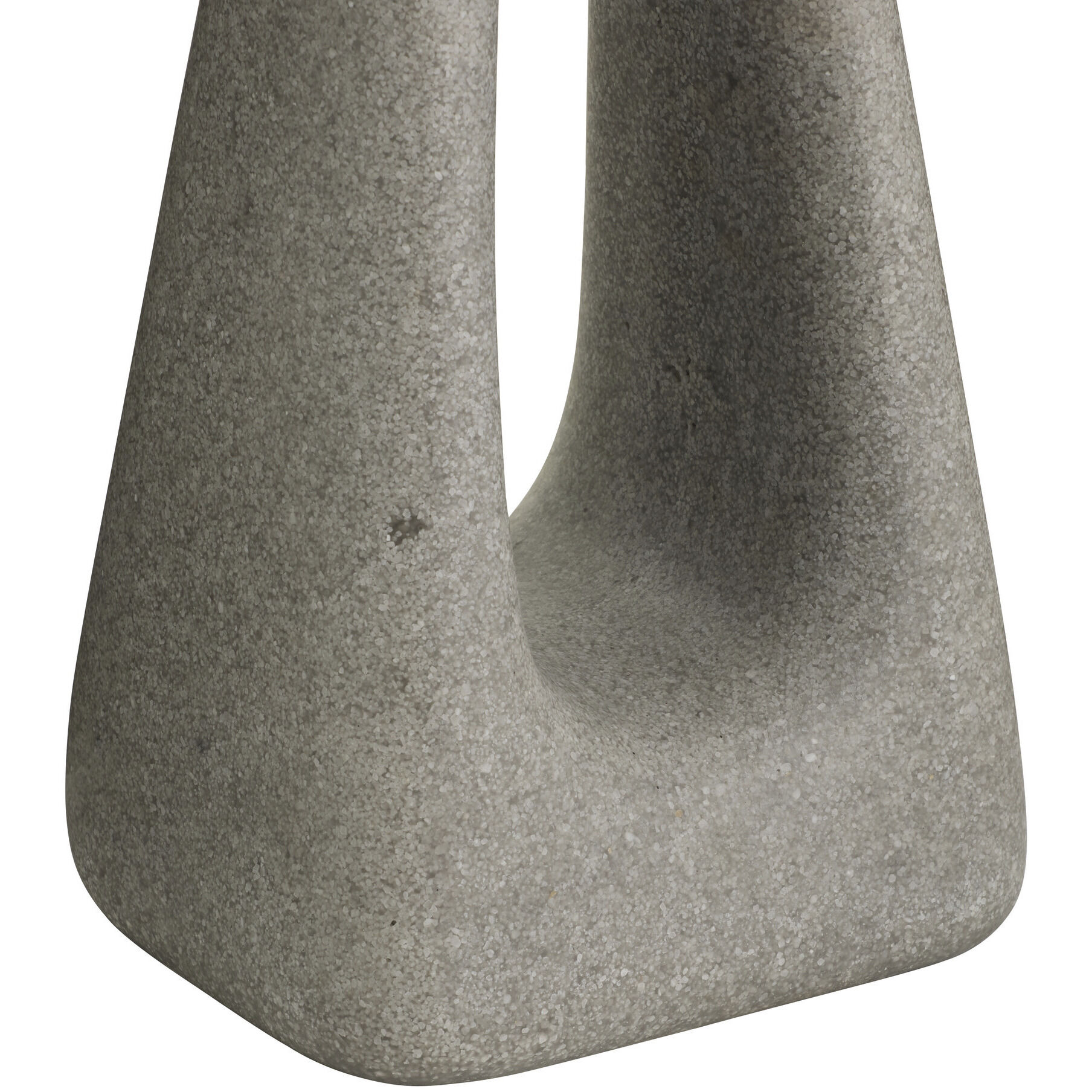 Miles 12 inch Vintage Bronze and Graphite Accent Table