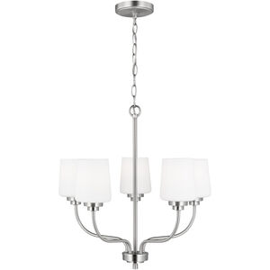 Windom 5 Light 20 inch Brushed Nickel Chandelier Ceiling Light