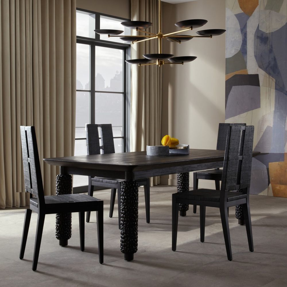 Anwar Ebony Dining Table