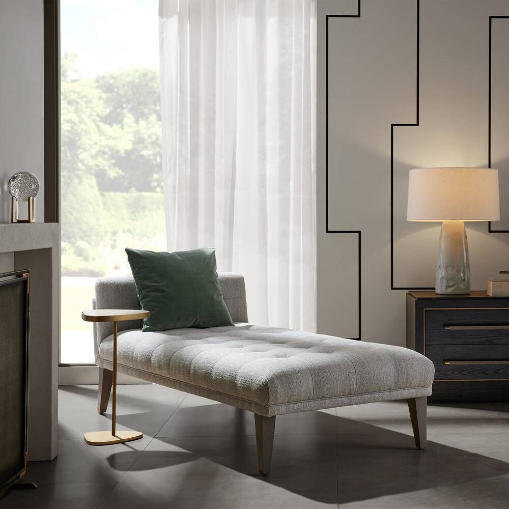 Phaedra Platinum Chaise