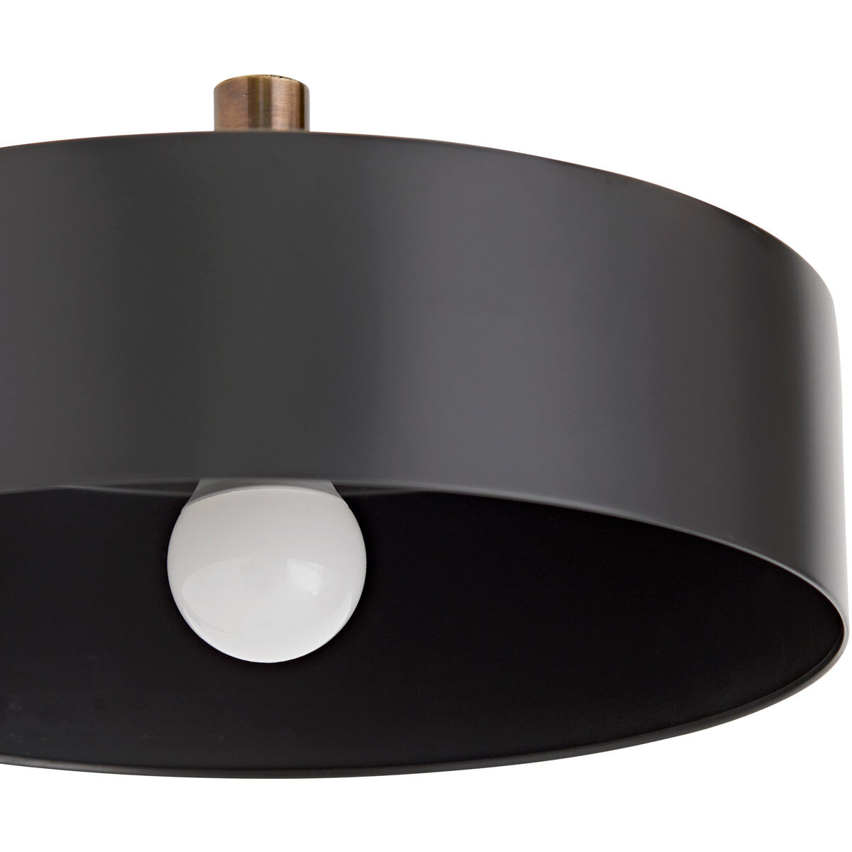 Aaron 63 inch 100 watt Heritage Brass Floor Lamp Portable Light