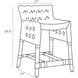 Richmond 29.5 inch Espresso Counter Stool